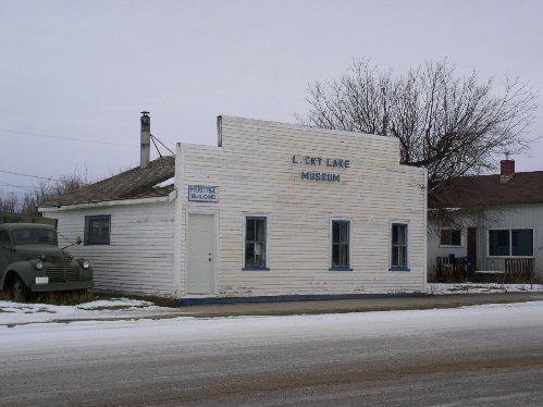 Looking northeast toward the building, 2003.; Government of Saskatchewan, J. Bisson, 2003.
