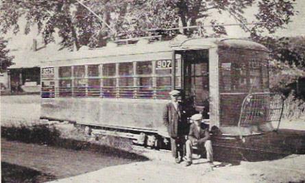 Trolley car; Provincial Archives of NB
