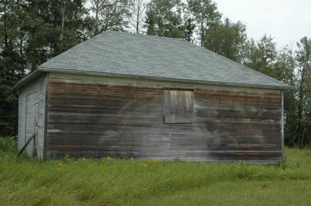 View looking northeast at the school building, 2009.; James Winkel, 2009.