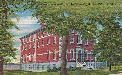 Colour postcard image in 1950s; Province of PEI, Doug Murray, Postal Historian