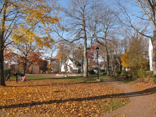 View of Memorial Square; Wyatt Heritage Properties