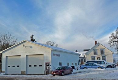 Image of Snider's Garage. Since 1949, two generations have dispensed mechanical wizardy, determination, hard work and  the ability to rig the right rig to get the job done.; Village of Hillsborough