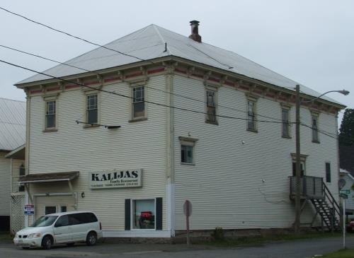 Kalijas Restaurant was one of many commercial businesses that operated out of this 100 plus year old building.; Doris E. Kennedy