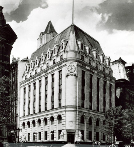 Historic image of Postal Station B, 1940.; Parks Canada Agency / Agence Parcs Canada, 1940.