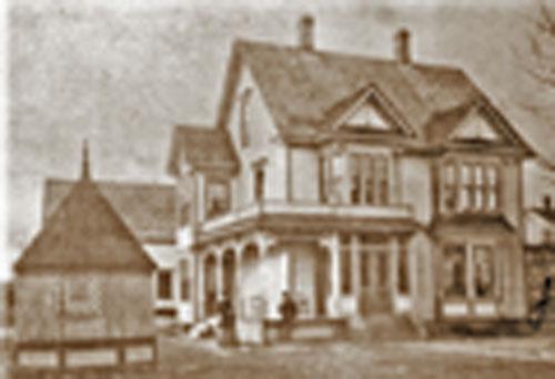 Other than the removal of the gazebo and interior modernizations, very little has changed on this house since 1900 when this photo was taken.; Village of Hillsborough, William Henry Steeves House Museum archives
