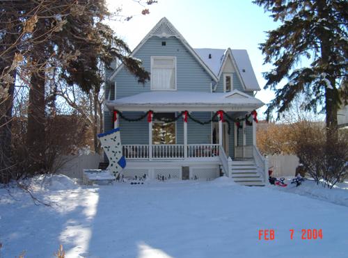 Exterior north view of the Clarke Residence (February 2004); City of Red Deer, 2004