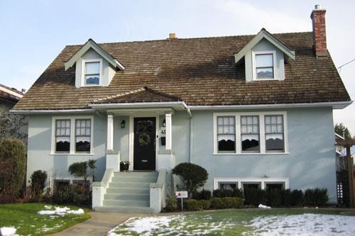 Exterior view of the Purvis Residence