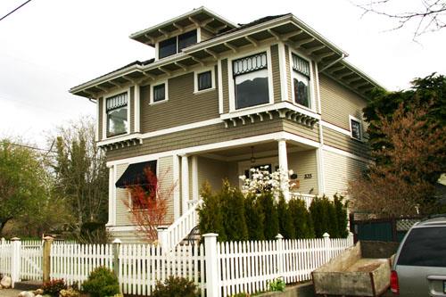 Exterior of the Arthur and Charlotte Green Residence; City of New Westminster, 2008