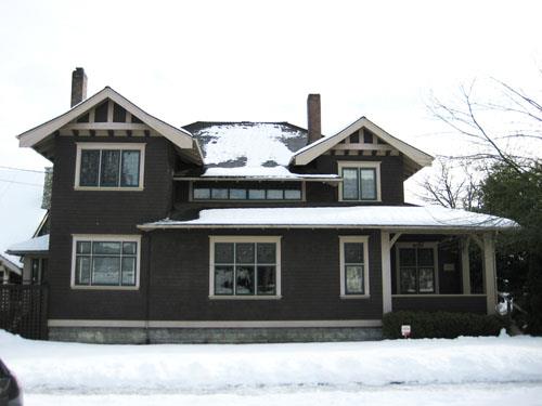 Exterior of the Davidson Residence; City of New Westminster, 2008