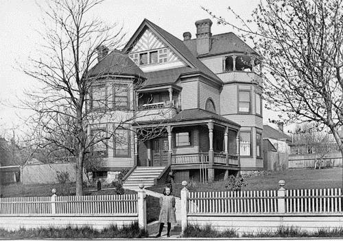 Historic view of the Charles Murray Residence; Maple Ridge Museum and Archives, P.01859
