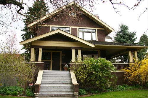 Exterior view of the Robert and Mary Cheyne Residence