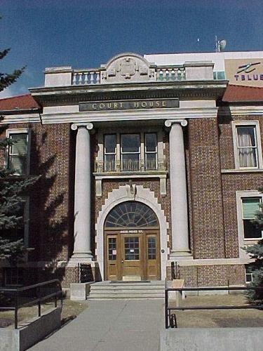 Exterior south view of the Old Court House (September 2003); City of Red Deer, 2003
