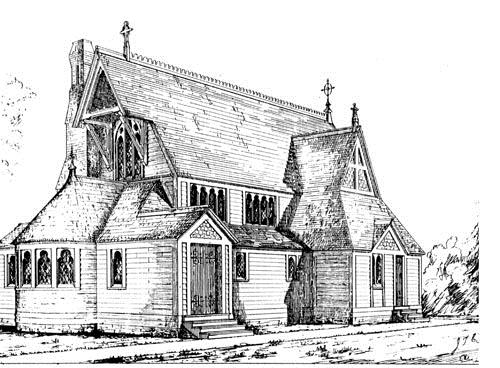 This sketch was completed by architect J. T. C. McKean on April, 1887.; Village of Hillsborough, William Henry Steeves House Museum archives