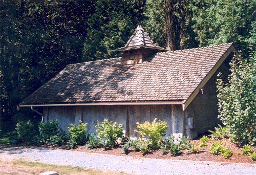 Exterior view of Fairacres Root House; City of Burnaby, 2003