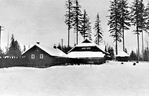 Exterior view of Fairacres Chauffeur's Cottage; City of Burnaby, Ceperley Album