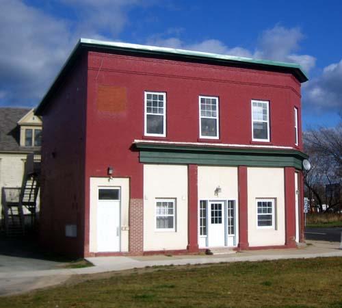 Image of St. Mary's Departmental Store, showing frontage on Bowlen Street; City of Fredericton