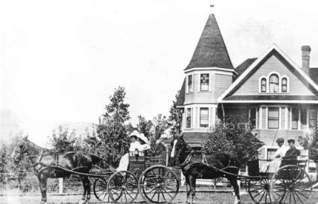 Historic view of Campbell House; Greater Vernon Museum & Archives photo #4716, 1910