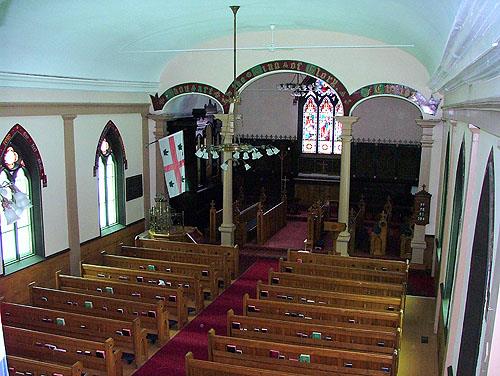 Interior view; Village of Dorchester