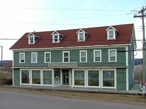View from the east; Village of Dorchester