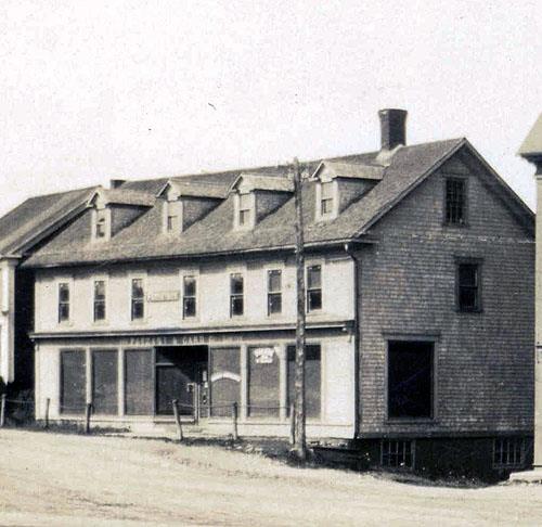 Image of the building circa 1900; Village of Dorchester