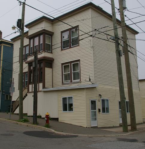 View of the front façade of the William Baxter Residence; City of Saint John