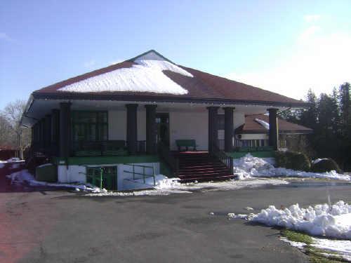 This photograph illustrates the contextual view of the casino, 2009; Town of St. Andrews