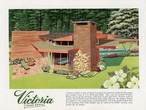 Architectural rendering, Trend House.; Michael Kurtz Collection