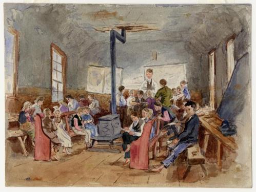 Painting by Robert Harris; Confederation Centre Art Gallery and Museum