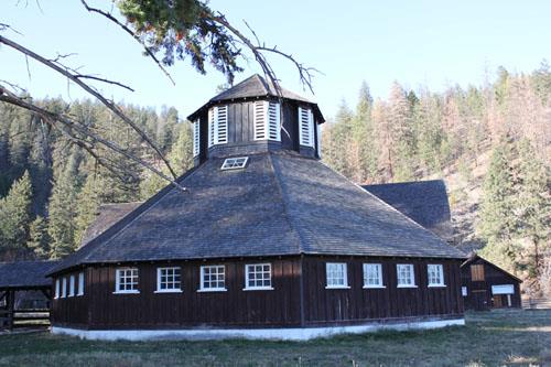 Fintry Octagonal Dairy Barn; Ministry of Environment, BC Parks, 2010