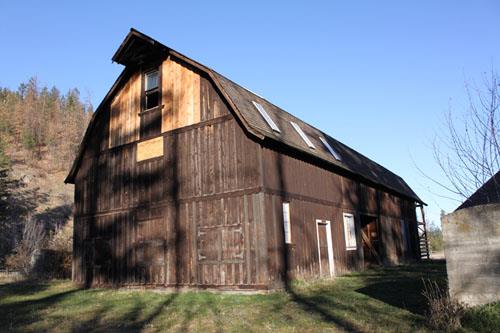 Fintry Haybarn-Granary; Ministry of Environment, BC Parks, 2010
