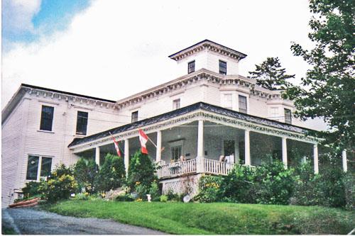 Image taken before the porch was enclosed; Village of Hillsborough from William Henry Steeves House archives