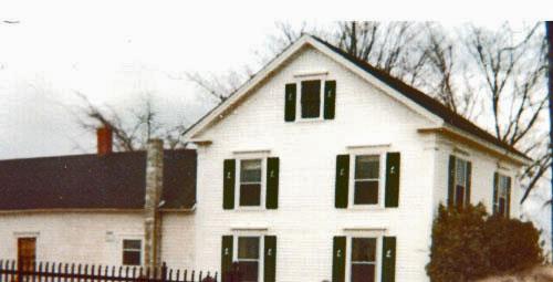 Captain Wood House viewed from the north, circa 1960.; Village of Hillsborough