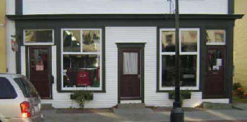 This photograph shows the storefront, 2009; Town of St. Andrews