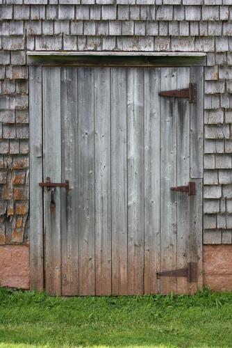 Door detail; Province of PEI, Faye Pound, 2009