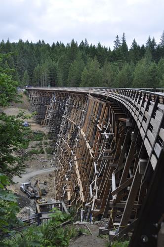 Kinsol Trestle, CVRD; Cowichan Valley Regional District, 2011
