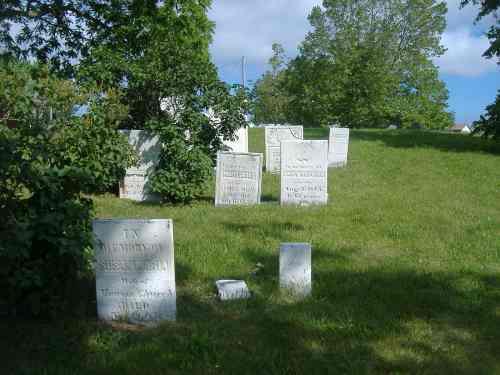 Graves at the Beaverdams Methodist Church Burying Ground; Callie Hemsworth, 2008