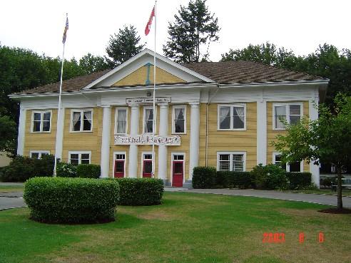 Fort Langely Community Hall, August 2003; Township of Langley, Julie MacDonald, 2003.
