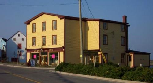 Philip Templeman/J.T. Swyers General Store, front facade and right side, circa 2000; www.bonavista.net