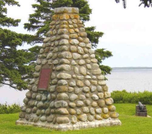 HSMBC Cairn and plaqued photo; Mr. Ivan Smith, 2003