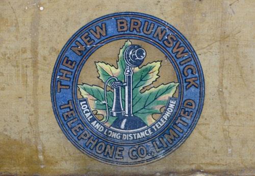 NBTel Exhange sign.; Town of Grand Bay-Westfield