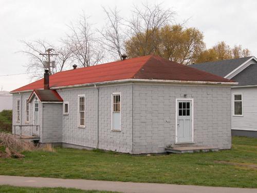 Exterior view of the Army Huts, 2004, view 2; Derek Trachsel, District of Saanich, 2004