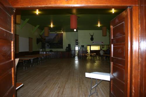 Interior view of the Franklin Memorial Hall, Franklin, 2012; Historic Resources Branch, Manitoba Culture, Heritage and Tourism, 2013