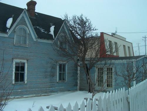 View of the main façade of Frederick Mifflin House, Bonavista, NL.; © HFNL 2009