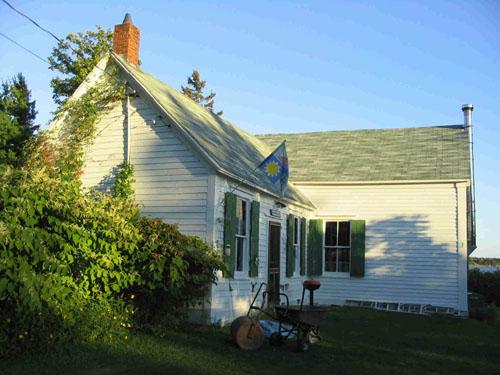 Richibucto Marine Hospital kitchen extension at the rear of the main building.; Village of Rexton 2004