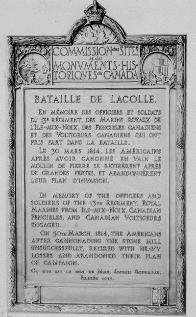 Image of original plaque; Parks Canada Agency / Agence Parcs Canada, 1927.
