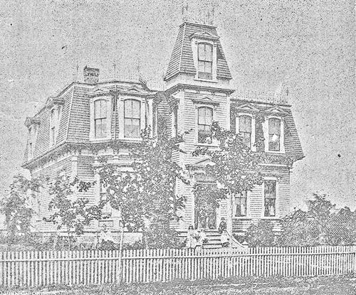 Taken from an 1892 newspaper profile of the Williams family, this image demonstrates the level of preservation and restoration of this property in 2004.; Moncton Museum