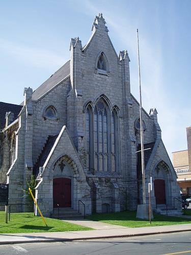 Front view of 126 Wellington Street from the south-east; Queen's University