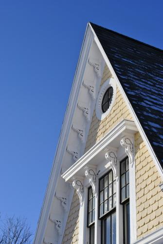 Gable detail; Province of PEI, F. Pound, 2010