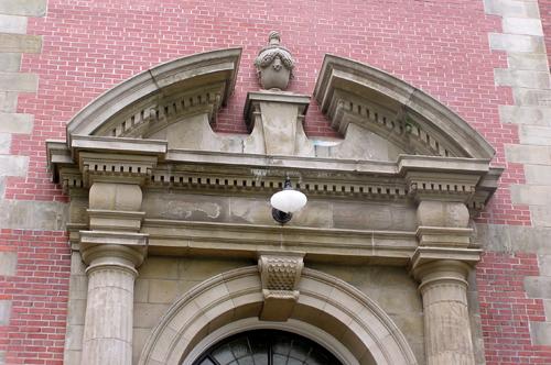 First United Church, main door detail, 2004; Heritage Division, N.S. Dept. of Tourism, Culture and Heritage, 2004