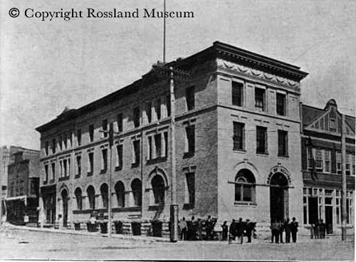 2004 Columbia Avenue; Rossland Museum